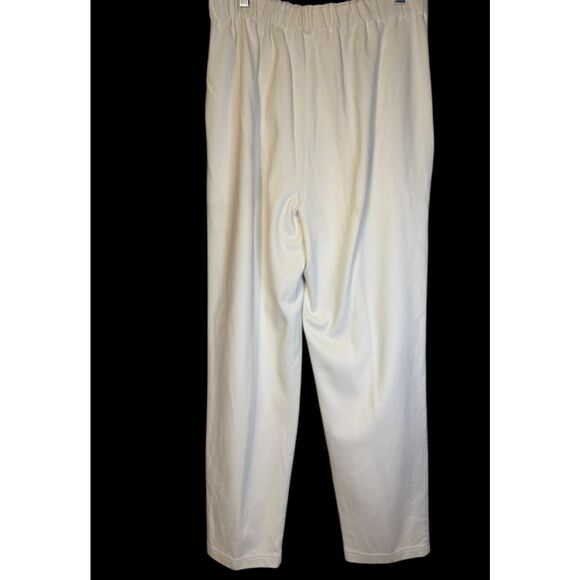 Talbots Vintage High Waist Pleated Pants Sz. L Off-White Y2K 1990’s - Picture 5 of 10